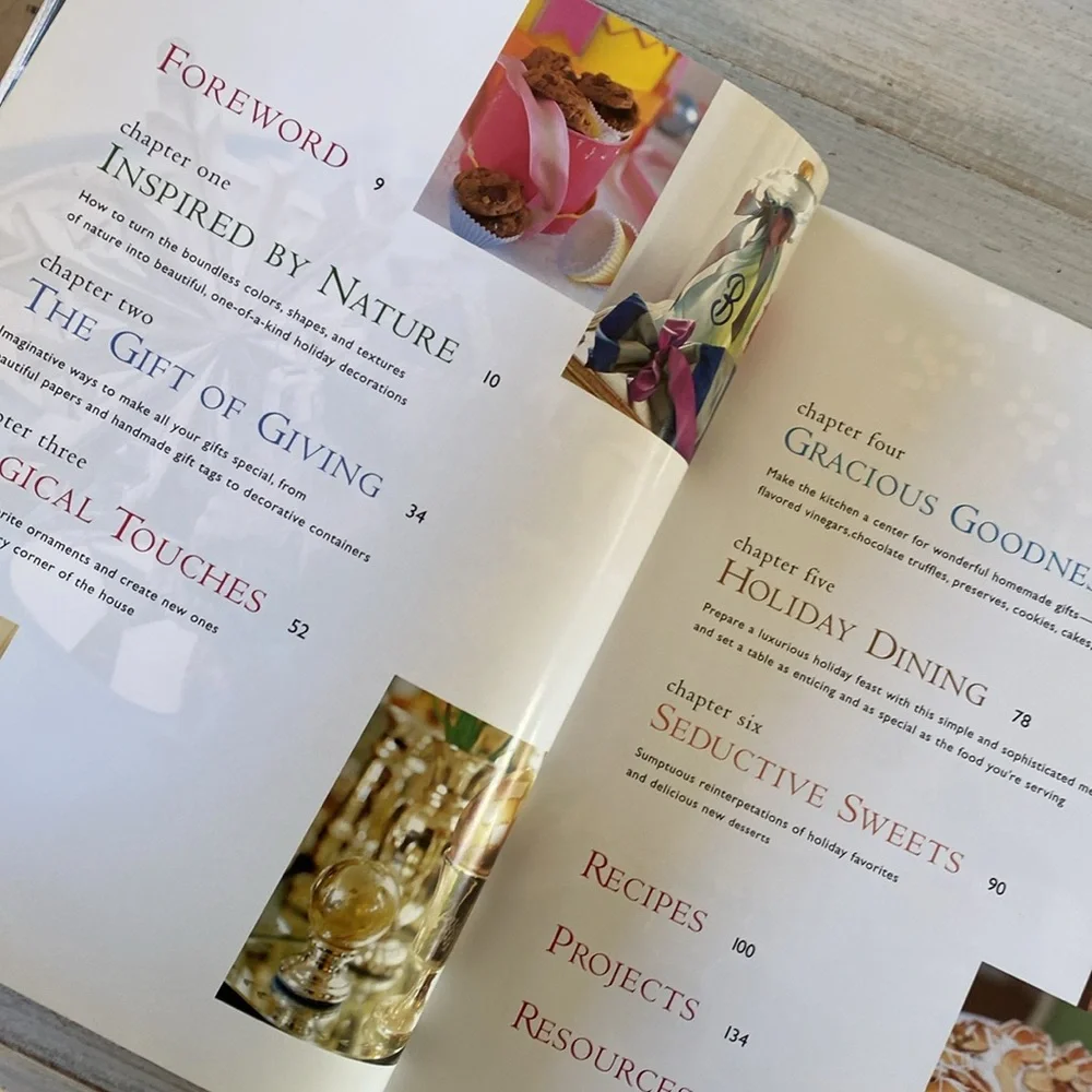 2003 Christmas with Victoria Decorations - Gifts - Recipes Hardcover Book - - Picture 4 of 11